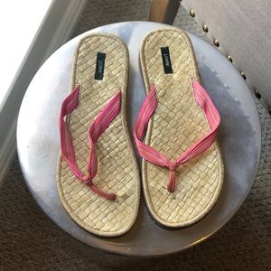 Pink J.Crew flip flops